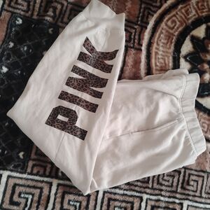 PINK Victoria's Secret Cream Sweatpants